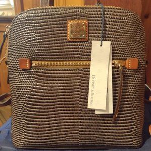Dooney and Bourke Embossed Lizard Backpack